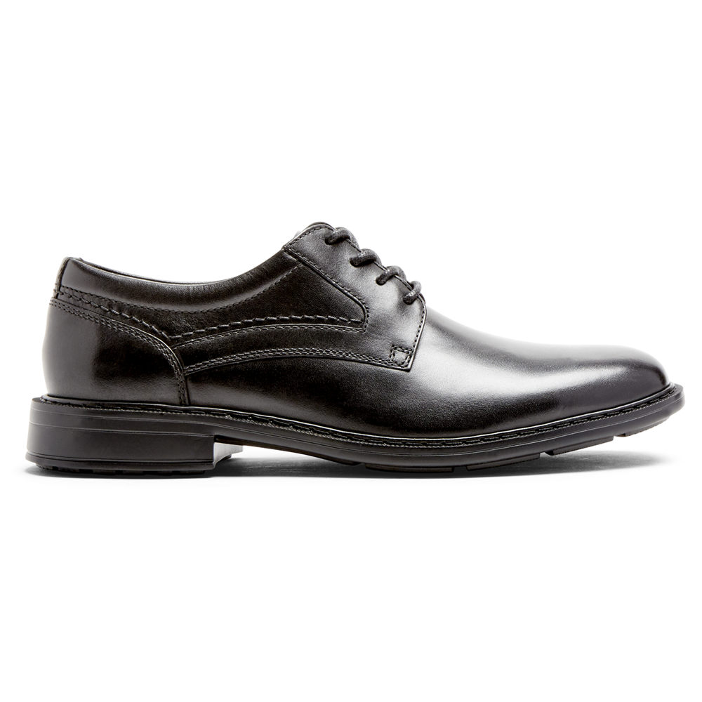 Rockport Mens Parsons Plain Toe - Oxfords Black - SIH648702